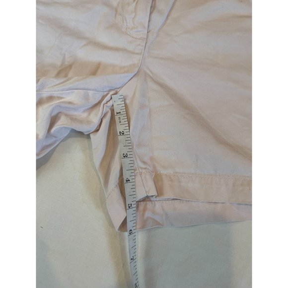 J. Crew Womens Chino Shorts Classic Twill Broken in 100% Cotton White Size 6 - Picture 5 of 9